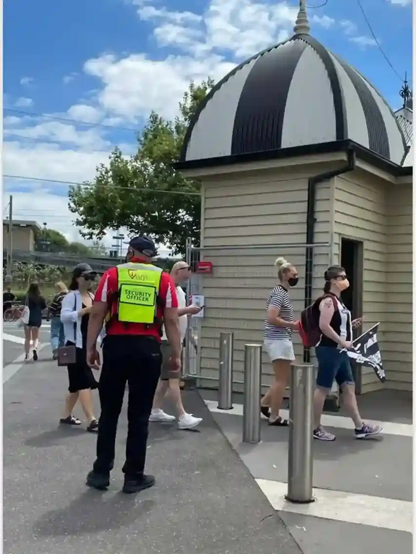 ICORP Guard at AFLW Game