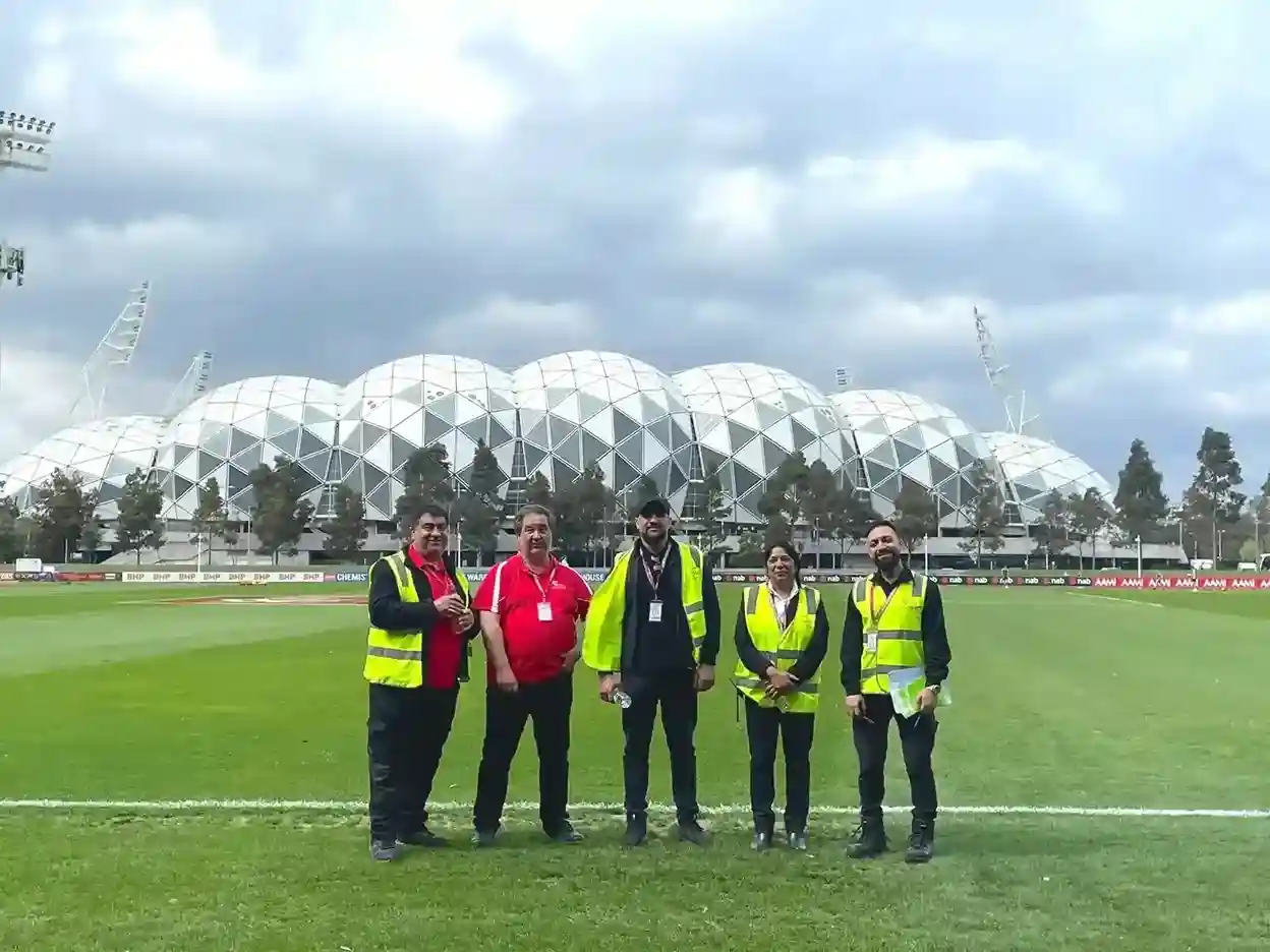 ICORP Guards at AFLW Game
