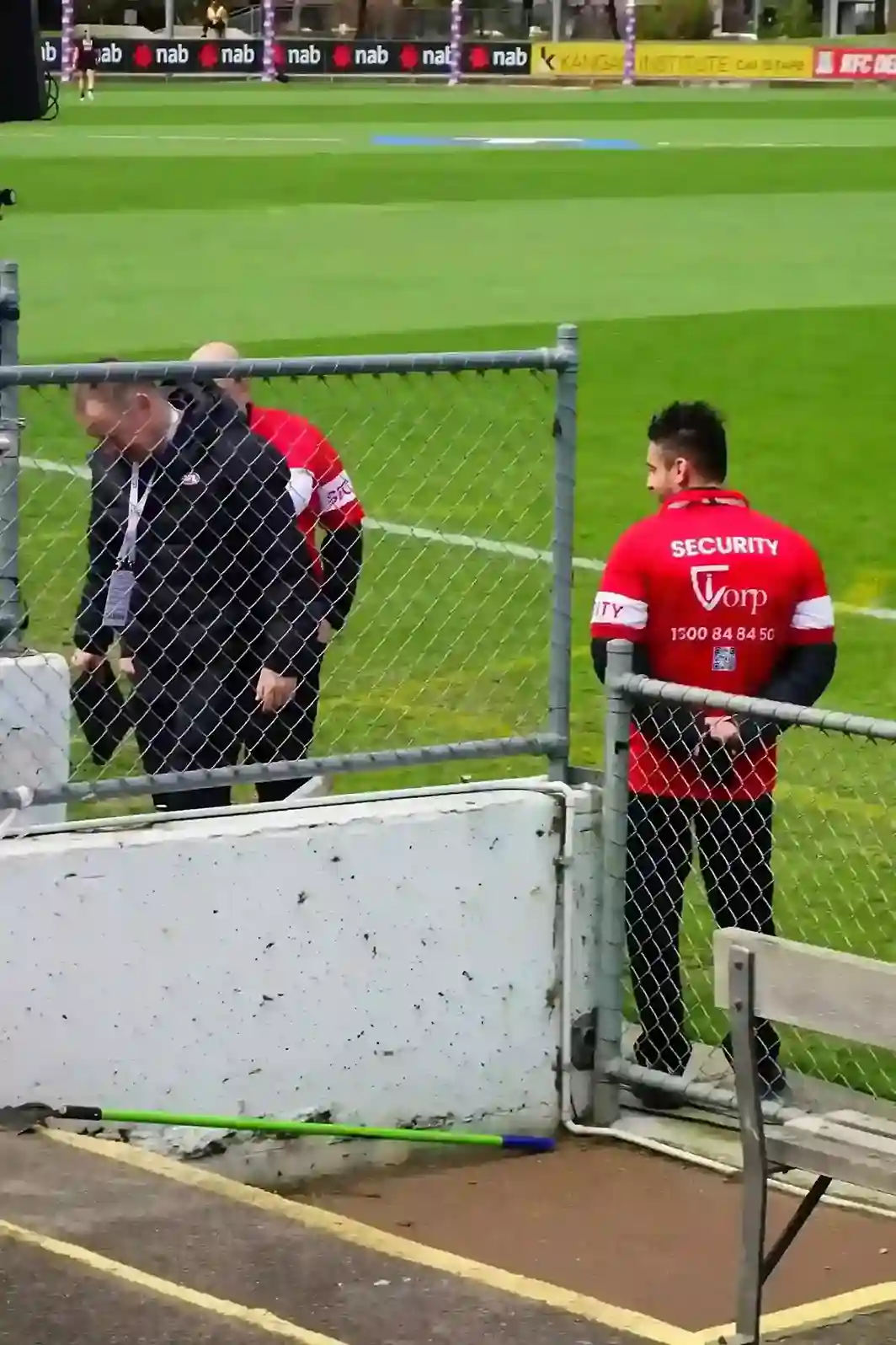 Security Guards at Collingwood FC Game